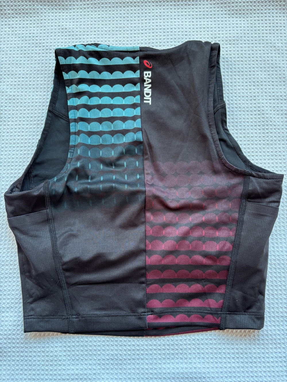 Bandit Running Women’s Ares Flex Zip Front Race Crop size XSmall - Picture 3 of 5
